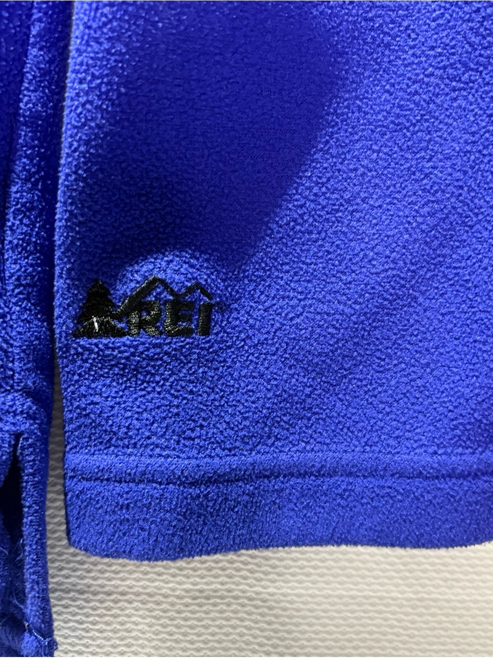 Vintage REI Men’s Royal Blue Quarter-Zip Fleece Pullover - Picture 5 of 6